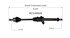 NCV49509 by GSP AUTO PARTS NORTH AMERICA INC - NEW CV AXLE