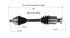 NCV51000 by GSP AUTO PARTS NORTH AMERICA INC - NEW CV Axle