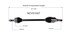 NCV51007 by GSP AUTO PARTS NORTH AMERICA INC - NEW CV Axle