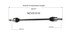 NCV51010 by GSP AUTO PARTS NORTH AMERICA INC - NEW CV Axle