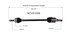 NCV51008 by GSP AUTO PARTS NORTH AMERICA INC - NEW CV Axle