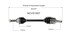 NCV51507 by GSP AUTO PARTS NORTH AMERICA INC - NEW CV AXLE