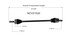 NCV51520 by GSP AUTO PARTS NORTH AMERICA INC - NEW CV AXLE