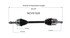 NCV51525 by GSP AUTO PARTS NORTH AMERICA INC - CV AXLE