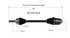 NCV51535 by GSP AUTO PARTS NORTH AMERICA INC - NEW CV AXLE