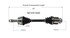 NCV51540 by GSP AUTO PARTS NORTH AMERICA INC - NEW CV AXLE