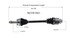 NCV51541 by GSP AUTO PARTS NORTH AMERICA INC - NEW CV AXLE