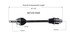 NCV51545 by GSP AUTO PARTS NORTH AMERICA INC - NEW CV AXLE