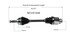 NCV51546 by GSP AUTO PARTS NORTH AMERICA INC - NEW CV AXLE