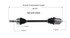 NCV51553 by GSP AUTO PARTS NORTH AMERICA INC - NEW CV AXLE