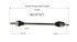 NCV51571 by GSP AUTO PARTS NORTH AMERICA INC - NEW CV AXLE