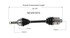 NCV51573 by GSP AUTO PARTS NORTH AMERICA INC - NEW CV AXLE