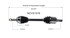 NCV51576 by GSP AUTO PARTS NORTH AMERICA INC - NEW CV AXLE