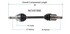 NCV51595 by GSP AUTO PARTS NORTH AMERICA INC - NEW CV AXLE