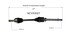 NCV53027 by GSP AUTO PARTS NORTH AMERICA INC - NEW CV Axle