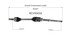 NCV53032 by GSP AUTO PARTS NORTH AMERICA INC - NEW CV Axle