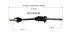 NCV53035 by GSP AUTO PARTS NORTH AMERICA INC - NEW CV Axle