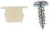 785-112 by DORMAN - License Plate Fasteners- No. 8 x 1/2 In.