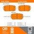 1000-1296M by MPA ELECTRICAL - QB Semi-Metallic Brake Pads