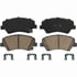 1001-0552C by MPA ELECTRICAL - Quality-Built Premium Ceramic Brake Pads w/ Hardware