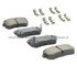 1001-0877M by MPA ELECTRICAL - Quality-Built Premium Semi-Metallic Brake Pads w/ Hardware