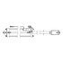 APSCO C-6096-E-WP-PK Hydraulic Cylinder Hydraulic Cylinder - Tailgate Latch, 3.5" Bore x 8" Stroke, with Electric Solenoid