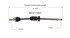 NCV11531 by GSP AUTO PARTS NORTH AMERICA INC - NEW CV AXLE