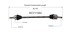 NCV11562 by GSP AUTO PARTS NORTH AMERICA INC - NEW CV AXLE