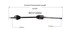 NCV12054 by GSP AUTO PARTS NORTH AMERICA INC - NEW CV AXLE