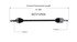 NCV12504 by GSP AUTO PARTS NORTH AMERICA INC - NEW CV AXLE