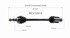 NCV12513 by GSP AUTO PARTS NORTH AMERICA INC - NEW CV AXLE