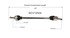 NCV12524 by GSP AUTO PARTS NORTH AMERICA INC - NEW CV AXLE