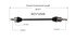 NCV12526 by GSP AUTO PARTS NORTH AMERICA INC - NEW CV AXLE