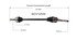 NCV12534 by GSP AUTO PARTS NORTH AMERICA INC - CV AXLE