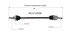 NCV12558 by GSP AUTO PARTS NORTH AMERICA INC - NEW CV AXLE