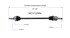 NCV12564 by GSP AUTO PARTS NORTH AMERICA INC - NEW CV AXLE