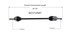 NCV12587 by GSP AUTO PARTS NORTH AMERICA INC - New CV Axle