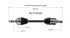 NCV75500 by GSP AUTO PARTS NORTH AMERICA INC - NEW CV AXLE