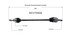 NCV75509 by GSP AUTO PARTS NORTH AMERICA INC - NEW CV AXLE