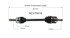 NCV75518 by GSP AUTO PARTS NORTH AMERICA INC - NEW CV AXLE