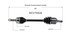 NCV75528 by GSP AUTO PARTS NORTH AMERICA INC - NEW CV AXLE