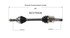 NCV75536 by GSP AUTO PARTS NORTH AMERICA INC - NEW CV AXLE