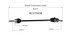 NCV75538 by GSP AUTO PARTS NORTH AMERICA INC - NEW CV AXLE