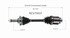 NCV75537 by GSP AUTO PARTS NORTH AMERICA INC - NEW CV AXLE