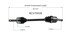 NCV75539 by GSP AUTO PARTS NORTH AMERICA INC - NEW CV AXLE