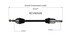 NCV82026 by GSP AUTO PARTS NORTH AMERICA INC - NEW CV Axle