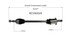 NCV82025 by GSP AUTO PARTS NORTH AMERICA INC - NEW CV Axle