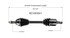 NCV83501 by GSP AUTO PARTS NORTH AMERICA INC - NEW CV AXLE