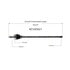 NCV83521 by GSP AUTO PARTS NORTH AMERICA INC - NEW CV AXLE