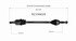 NCV99029 by GSP AUTO PARTS NORTH AMERICA INC - NEW CV Axle